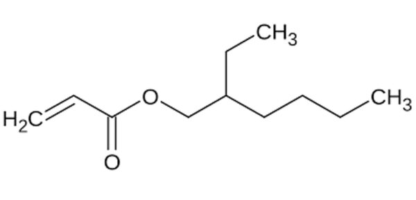 ساختار-دی-اتیل-هگزیل-اکریلات