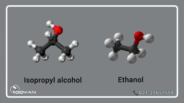 ساختار ایزوپروپیل الکل و اتانول